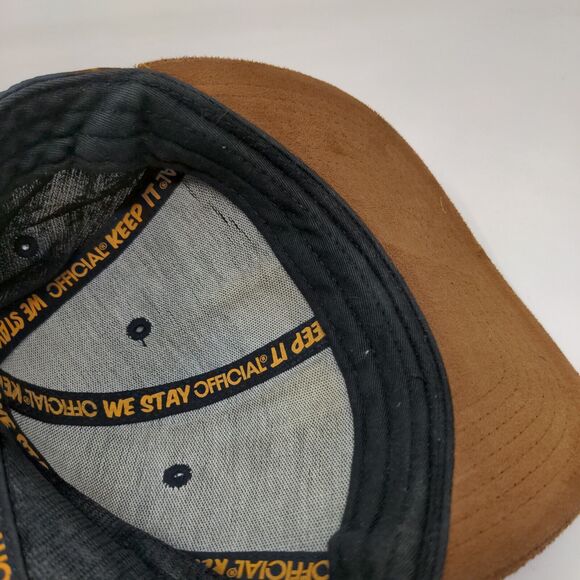 Keep It Official Strapback Hat Multicolor One Size Floral Leather Strap - Picture 8 of 9